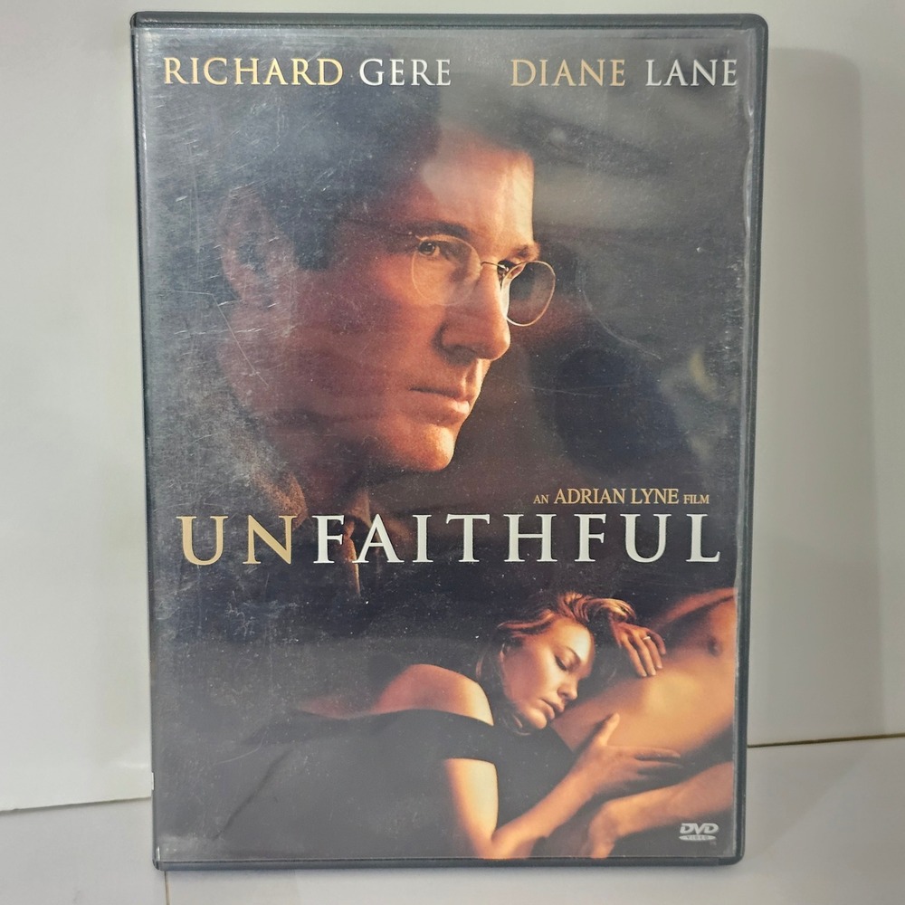 Unfaithful DVD Widescreen Special Edition Richard Gere Diane Lane Adrian Lyne